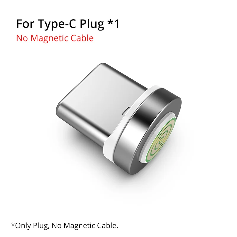 For Type-C Plug 5А Магнитный кабель Micro Usb type C супер быстрая зарядка телефона Microusb type-C магнитное зарядное устройство Usb C для Iphone X huawei Xiaomi - Цвет: For Type-C Plug