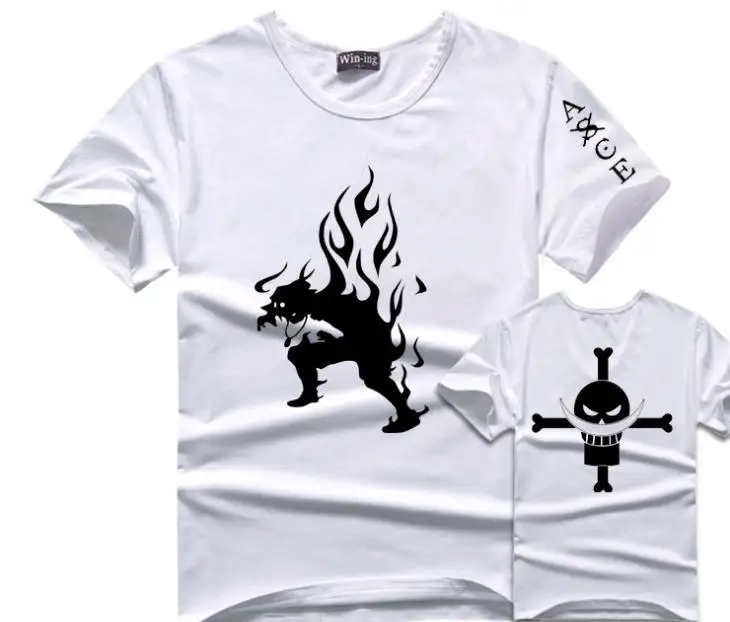 Цельный Portgas D Ace футболка Мужская хлопковая Аниме футболки футболка|anime t shirt|t