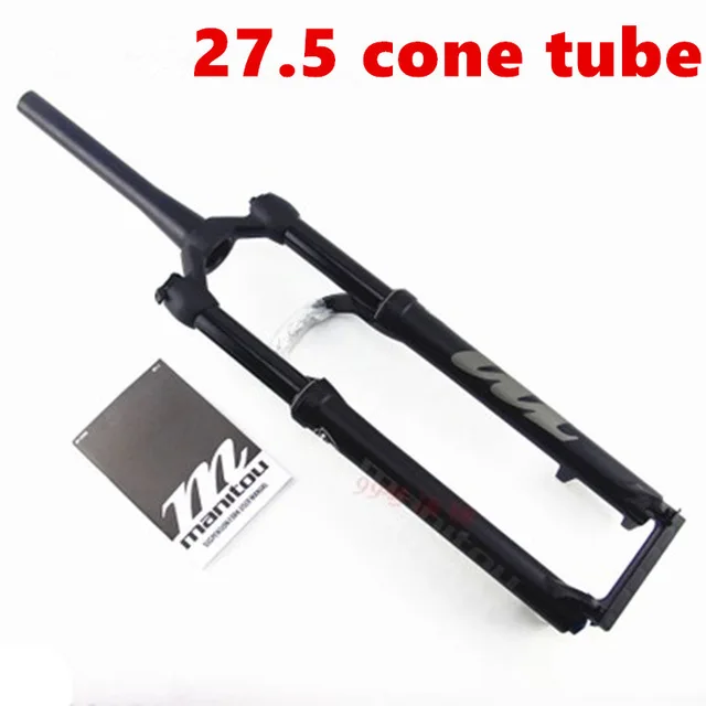 27.5 cone tube black Manitou M30 bicicletas mountain bike 26 27.5 29 MTB Bicycle bike Fork air marvel Pro suspension latest HIMALO вилка для велосипеда - Цвет: 27.5 cone tube black