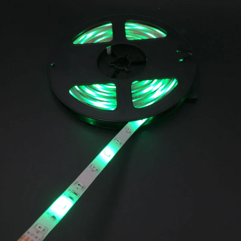 3528 RGB 5 м 300 светодиодный Водонепроницаемый гибкий светильник 60 светодиодный/м SMD DC