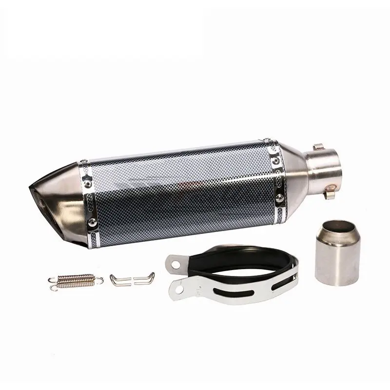 

High-end high-quality motorcycle modified exhaust pipe muffler universal motorcycle exhaust pipe stainless steel small hexagon