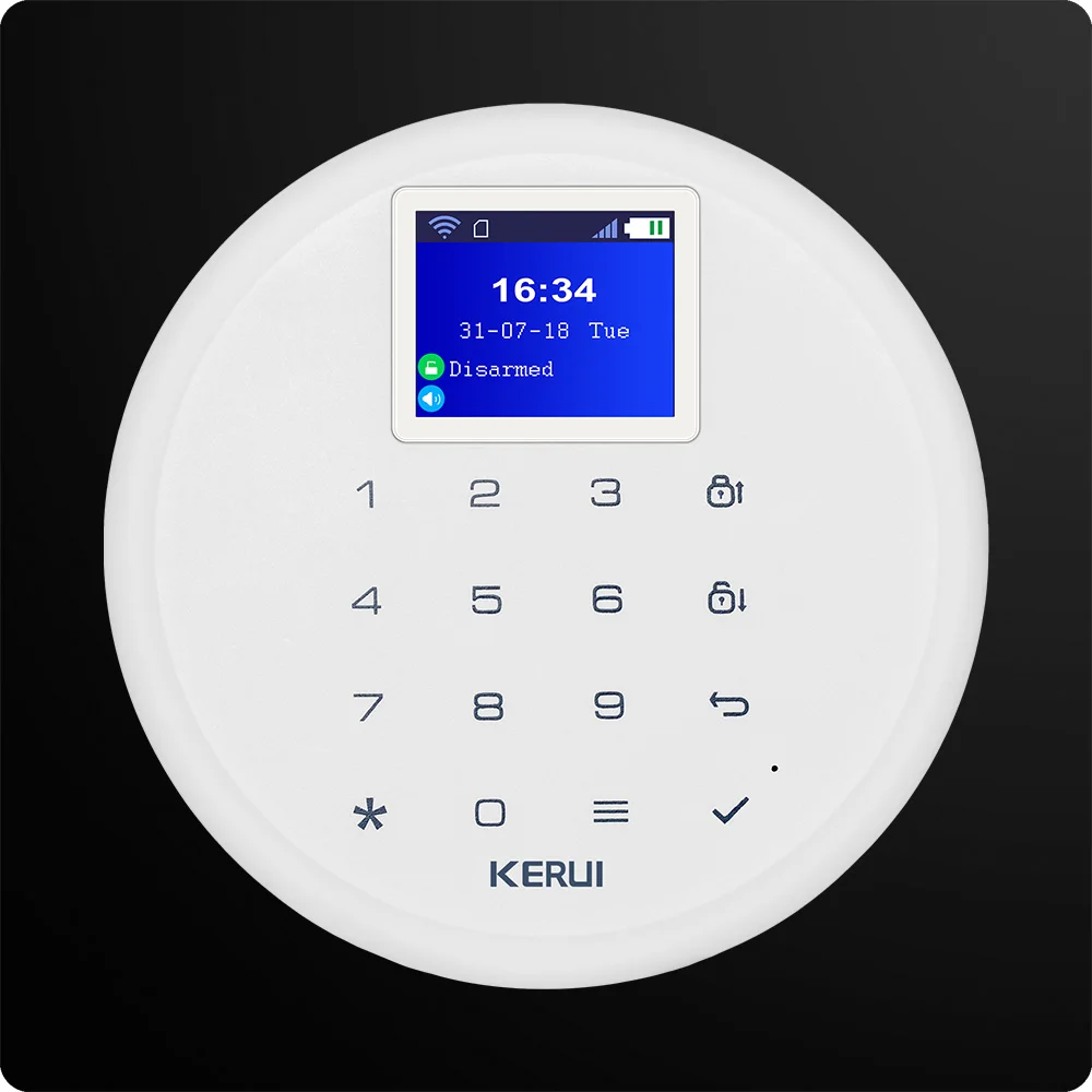 New KERUI W17 Android IOS APP Control GSM WiFi Home Security Alarm System Wireless Door PIR Pet Immune Motion Detector | Безопасность и