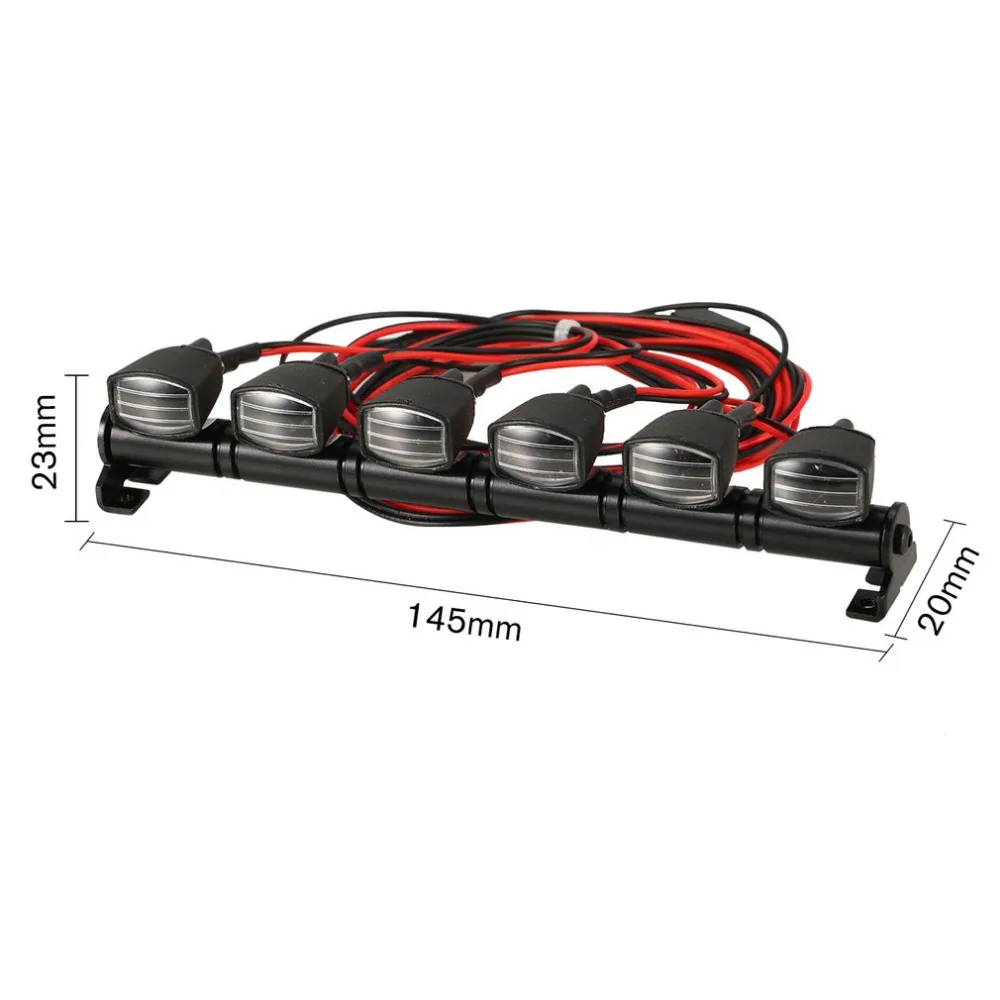 Многофункциональная СВЕТОДИОДНАЯ световая панель 145 мм для Traxxas Hsp Redcat Rc4wd Tamiya Axial