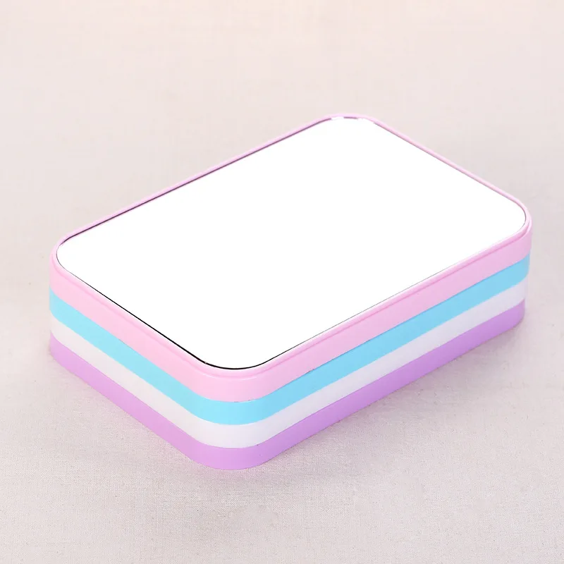 Simple rectangular table dressing mirror high list table dressing mirror portable folding princess dressing mirror