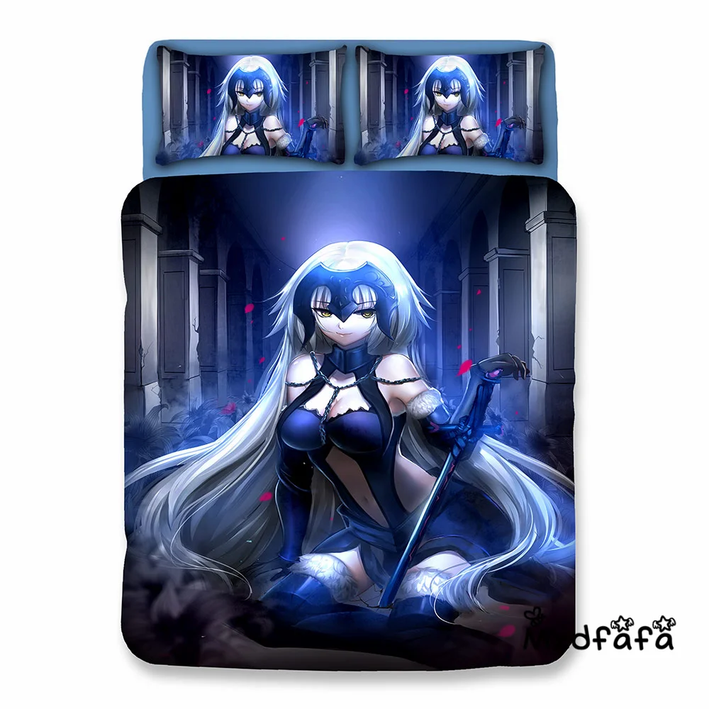 Комплект постельного белья Mxdfafa с рисунком аниме Fate Grand Order пододеяльником и 2