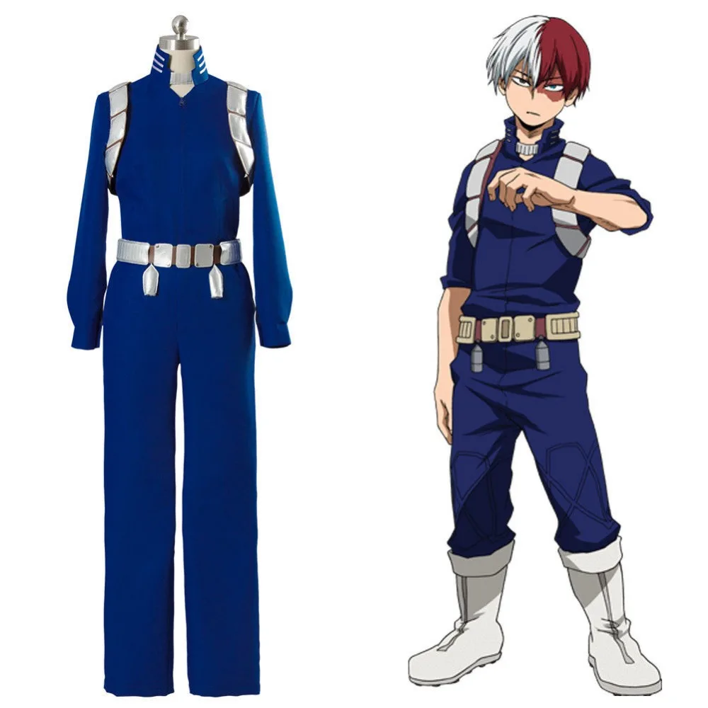 

Boku no My Hero Academia S2 Shoto Shouto Todoroki Battle Suit II Cosplay Costume full set