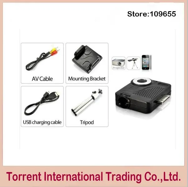 Wholesale Price for iPhone Mini Projector DVD Overhead 2Pcs/Lot | Электроника