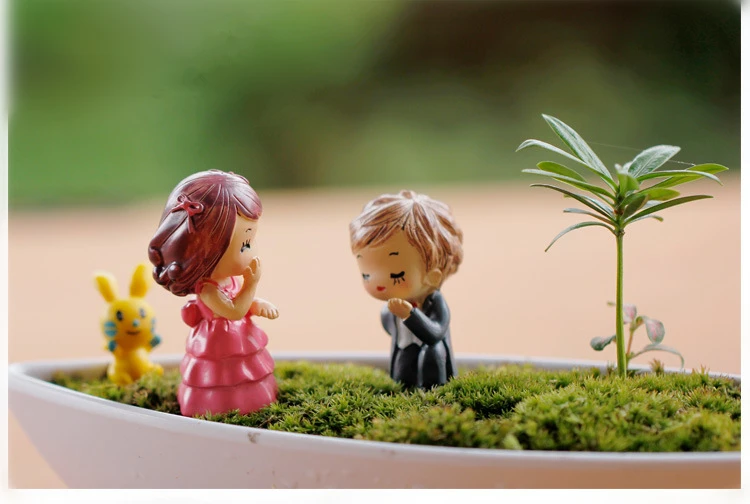 Экшн фигурки жениха и невесты (2 шт./лот) предлагают брак милые маленькие