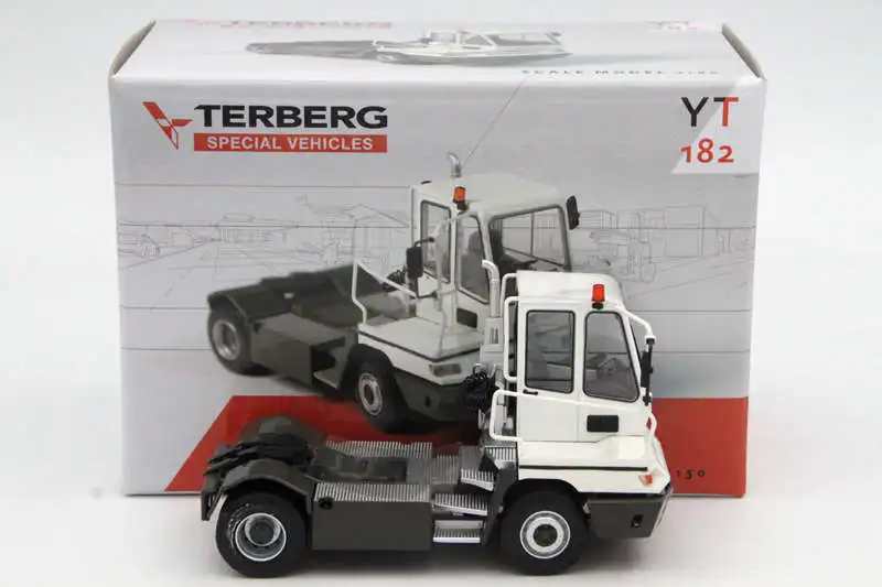 1:50 Terberg специальные автомобили YT182 голова прицепа литые игрушки модели