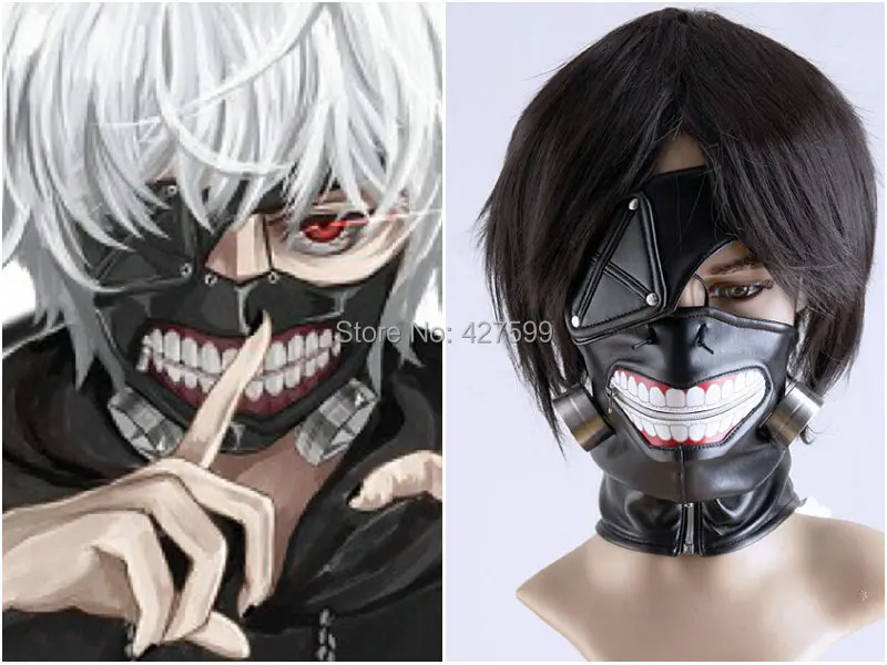 Горячая Распродажа Маскарадная маска Tokyo Ghoul Ken Kaneki для Хэллоуина|mask cosplay|mask maskmask