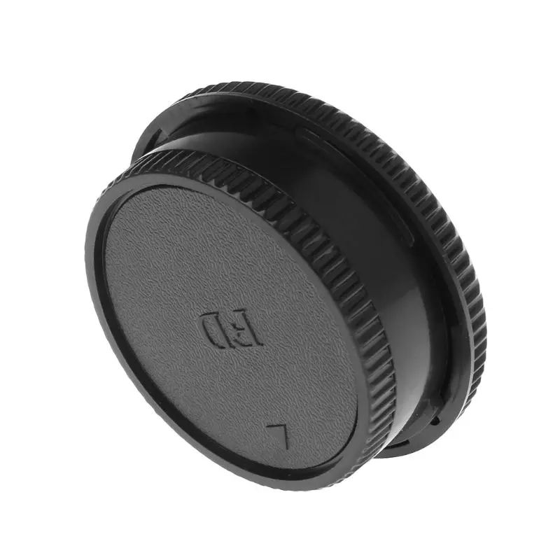 Задняя крышка для корпуса объектива камеры защиты от пыли Пластиковый черный Canon