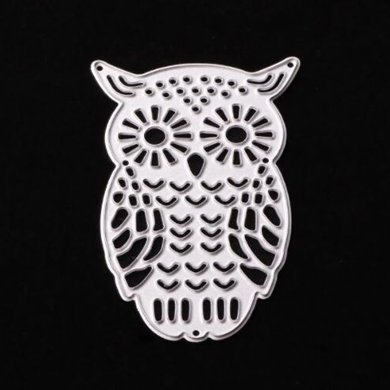 Металлические Вырубные штампы SCD150 в виде совы для фотографий ремешок тиснения