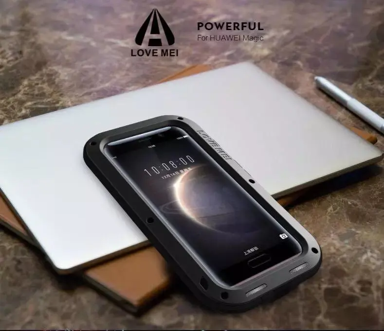 LOVE MEI Life водонепроницаемый металлический чехол для телефона для HUAWEI mate 8 9 mate Magic 9 Pro P7 P9 Plus Phone 3 Proof Cover