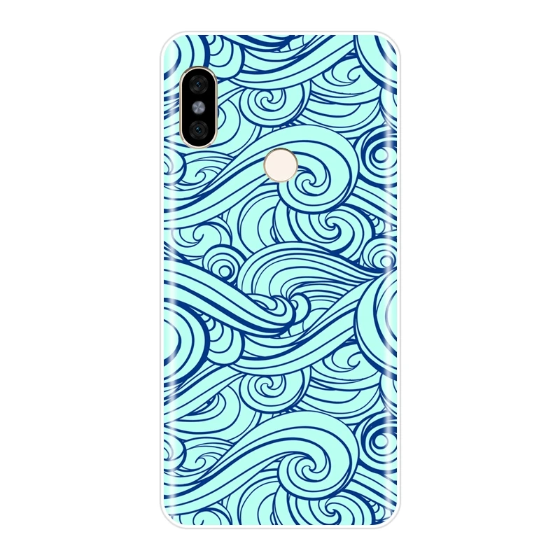 Чехол для телефона Xiaomi Redmi S2 4 4A 4X 5A 6 6A 5 Plus силиконовый волнистый чехол Pocophone F1 Note Pro