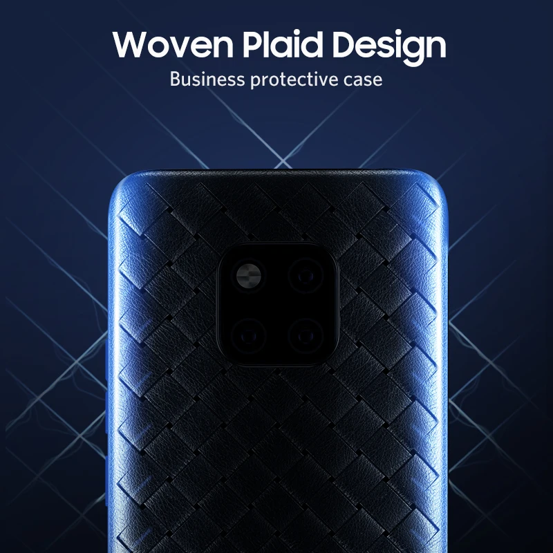 Benks сетчатый ткацкий чехол для телефона huawei mate 20 Pro P20 Роскошный силиконовый