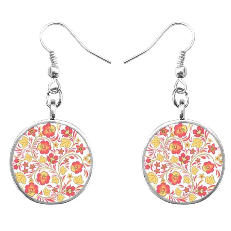 Хна круглые серьги женские винтажные модные из сплава вечерние подарок|dangle