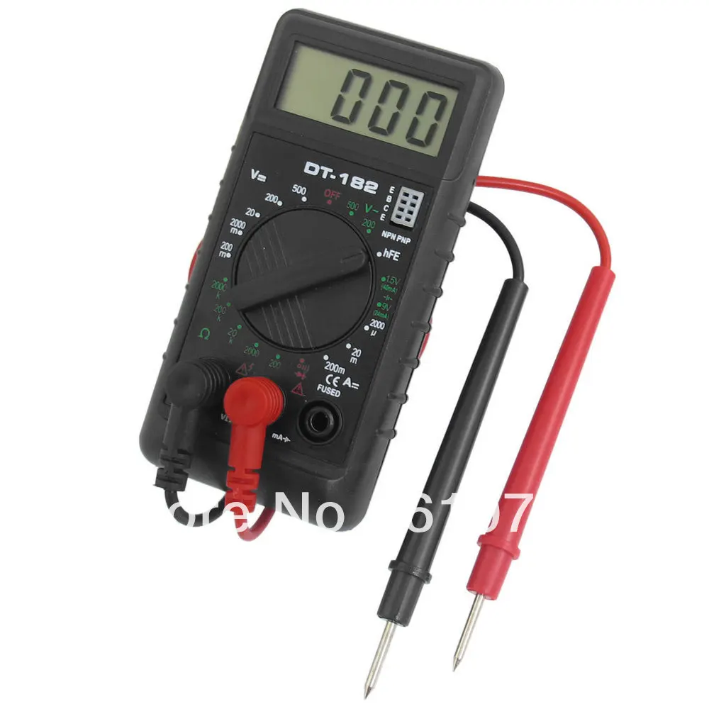 DT-182 ЖК-дисплей Многофункциональный Миниатюрный цифровой тестер