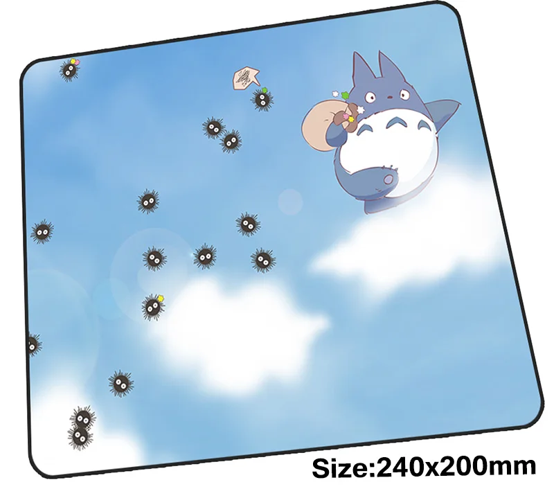 Коврик для мыши Totoro 240x200x3 мм, лучшие игровые коврики для мыши, подарок для мальчиков, персонализированные коврики для мыши, коврик для мыши, Новое поступление, коврик для ПК