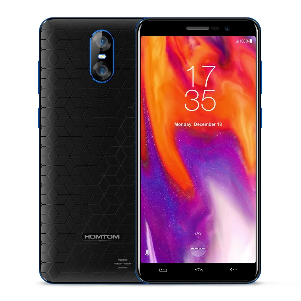 HOMTOM S12 3g смартфон 5 0 Inch Android 6 MTK6580 4 ядра 1 ГБ Оперативная память 8 GB Встроенная 8MP + 2MP