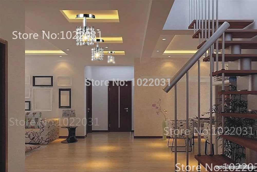 luxury Modern lamps design 1 head E14 crystal lighting best selling chandelier high quality Corridor lights Dia100xH220mm | Освещение