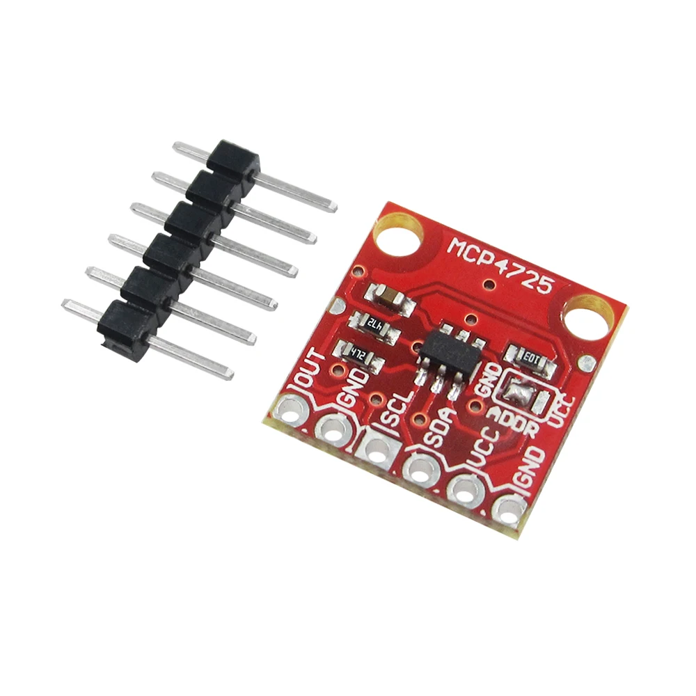 100 шт. MCP4725 I2C ЦАП модуль прерывания макетная плата новый оригинал|Детали и