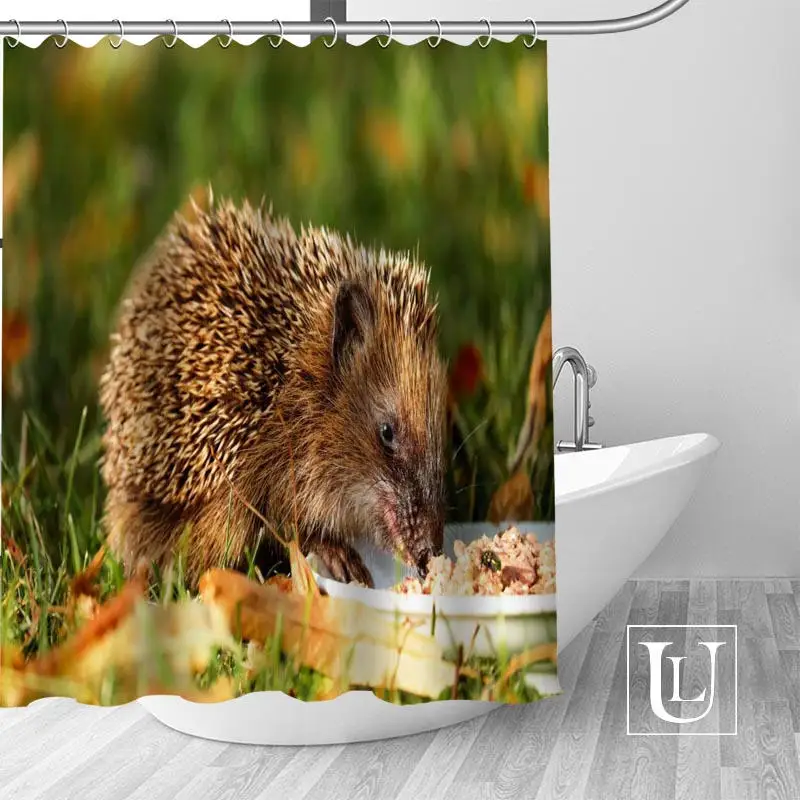 Новое поступление занавеска для душа с ежиком на заказ красивая декоративная