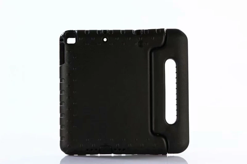 black Для IPad 6-го поколения Чехол для детей ударопрочный Eva портативный ручной держатель чехол для Ipad чехол 9,7 Air 2 Air 1 Fundas - Цвет: black