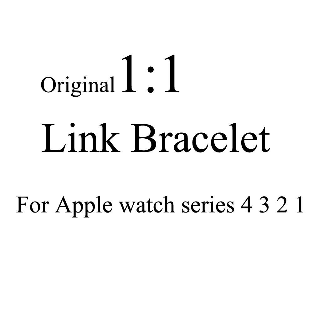 Ремешок Lbiaodai для apple watch band 4 5 iwatch 38 мм 42 мм 44 мм из нержавеющей стали 22 ремешок gen.6 для apple watch link браслет