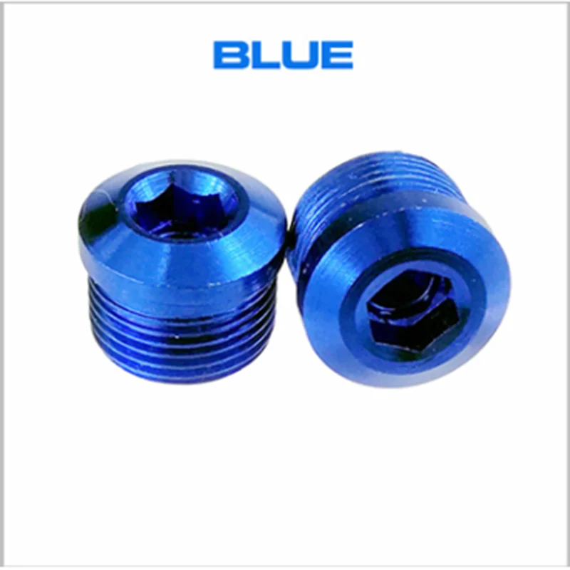 BLUE 1 пара красочных велосипедных педалей, запасные части для велосипедных педалей из алюминиевого сплава с ЧПУ, Пыленепроницаемый Чехол для велосипедных педалей, 4g - Цвет: BLUE