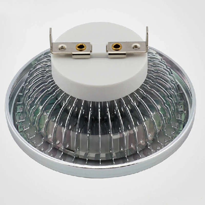 LED AR111 G53 прожектор QR111 лампа 10 Вт 15 диммируемая DC12V 90-240 в 3000 К/6000 К эквивалент 100