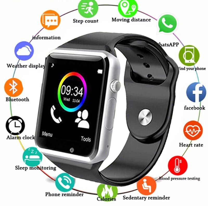 Bluetooth Смарт часы для Apple Watch с камерой 2G SIM TF слот карт Smartwatch телефон фитнес трекер