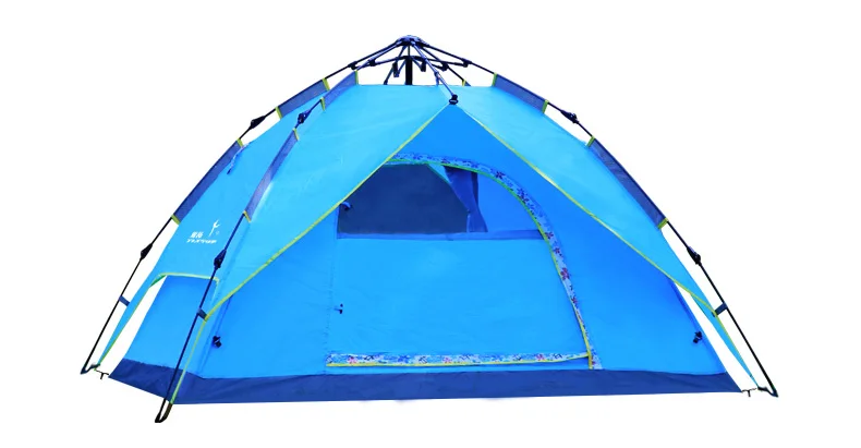 FLYTOP, двухслойная палатка для кемпинга, беседка, для улицы, 3-4 человека, автоматические палатки, зима, 4 сезона, для рыбалки, семейные, вечерние, туристические палатки