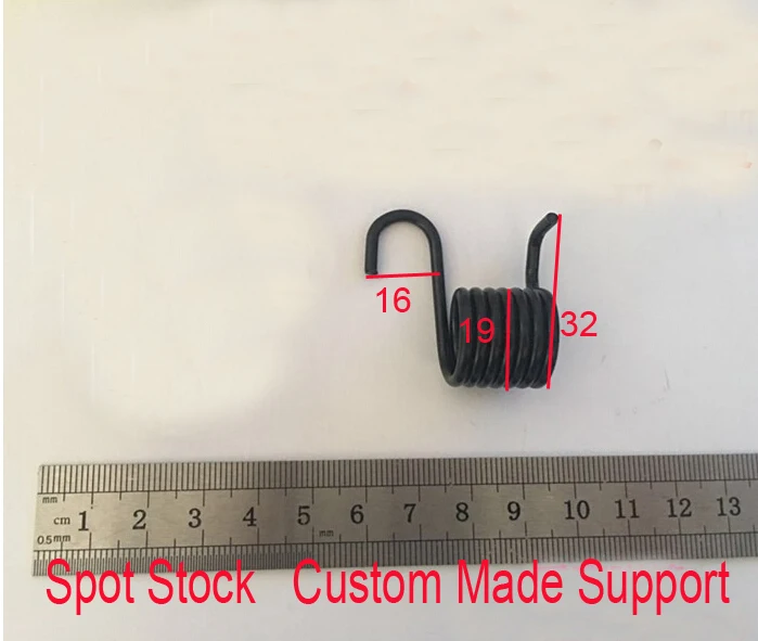 

2pcs Spring steel torsion springs 2.5mm wire tensioning torsion spring 2.5*19mm