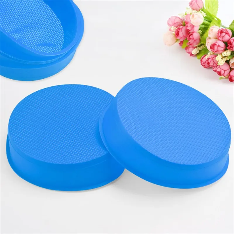4YANG Kitchen Bakeware Tools Round Silicone Cake Moulds DIY Desserts Baking Mold Mousse Pan for Birthday | Дом и сад