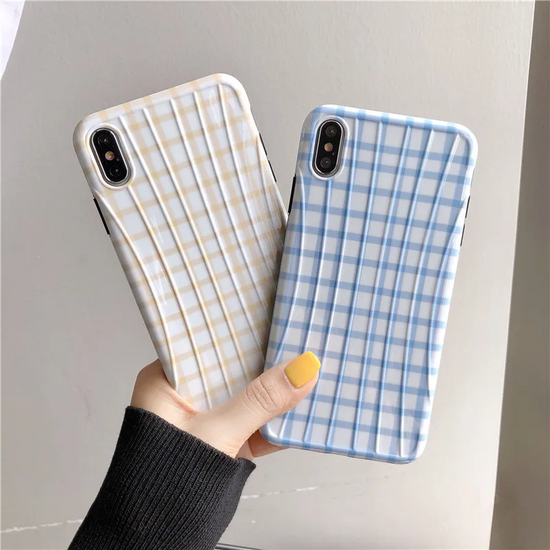 DECOCASE винтажные синие белые сетки короткие ТПУ защитные чехлы для телефонов iphone 6