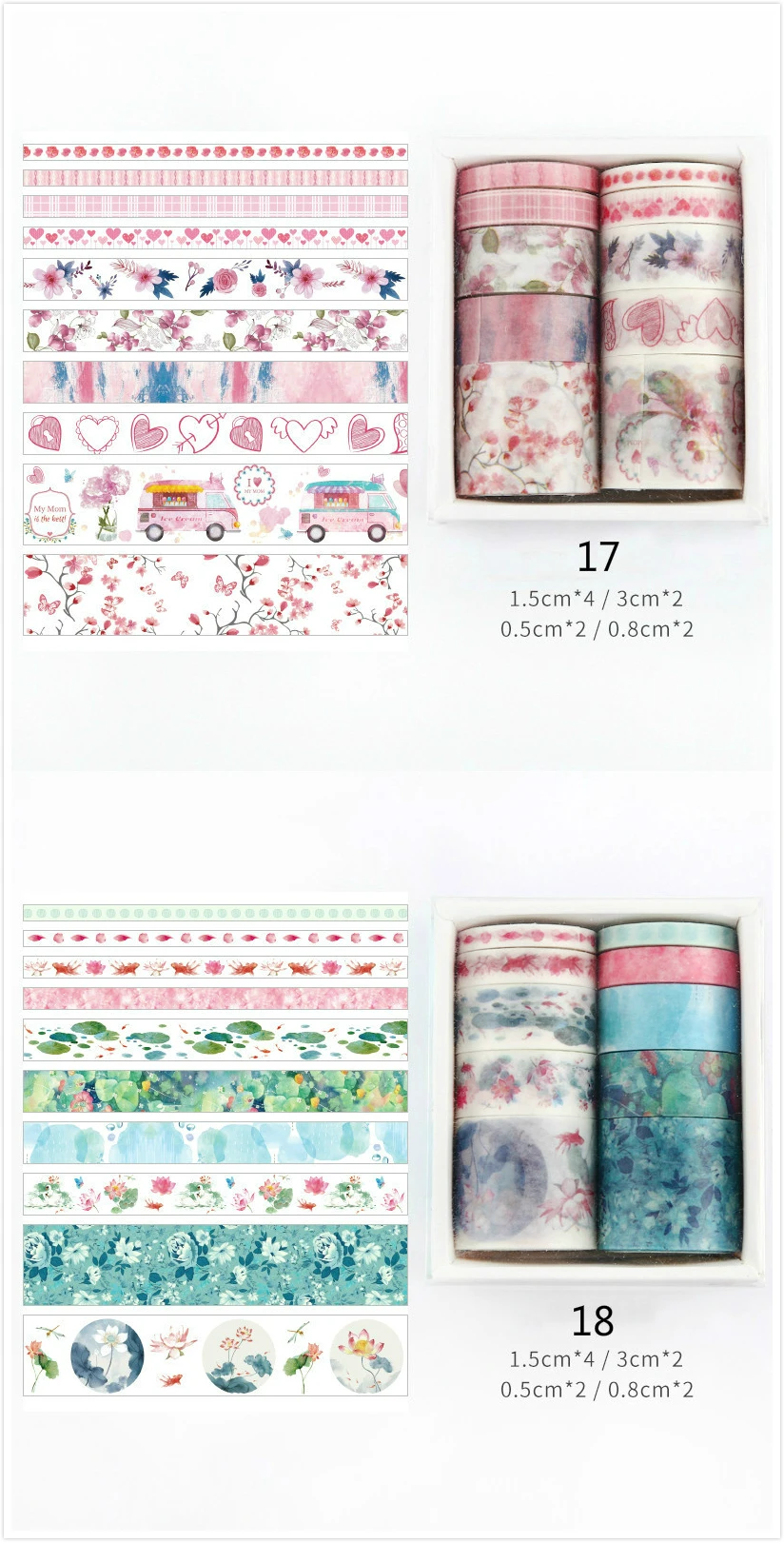 Mr paper 24 дизайна 10 шт./кор. милые Мультяшные животные васи ленты Скрапбукинг DIY деко креативные японские каваи маскирующие ленты