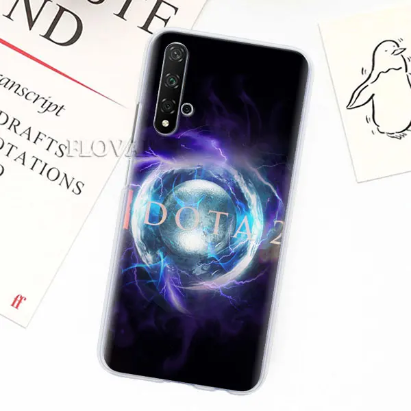 003 Чехол для телефона чехол для Honor 20 Pro 9 10 Lite 8X 8A 8C 8S 7A фотоаппаратов моментальной печати 7S Y7 Y9 V20 чехол с принтами из игр Warcraft и Dota 2 логотип Жесткие ПК-Чехлы - Цвет: 003