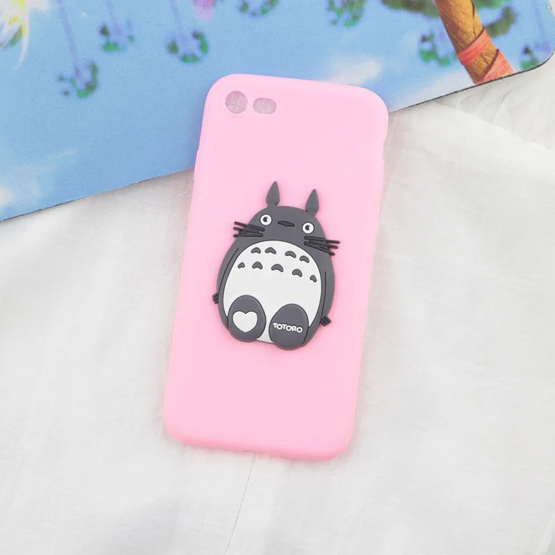 Милый чехол с рисунком стежка для huawei P30 Pro P20 P9 Plus P8 Lite P10 Selfie P Smart чехол s Totoro Pig мягкий чехол для телефона - Цвет: Pink Totoro