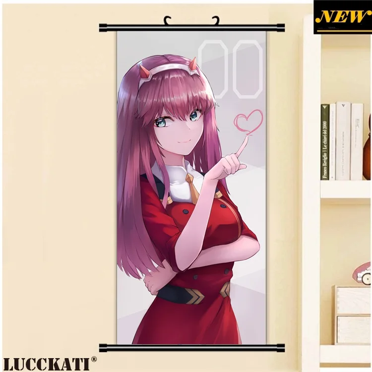 45X95 см D в серии франкс рога сексуальные лоли комуфеты мультфильм аниме Искусство Настенная картина Фреска плакат прокрутки холст живопись