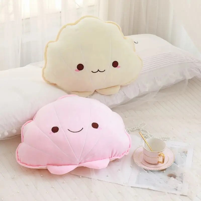 

High quality 35 x 45 cm shell pillow super soft plush toys baby toys to send children birthday gifts Christmas gifts to girls
