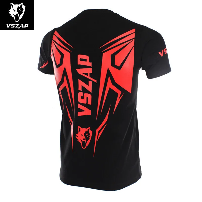 VSZAP CompressedTraining Муай Тай Джерси для ММА кикбоксинга хлопок camisetas тройники