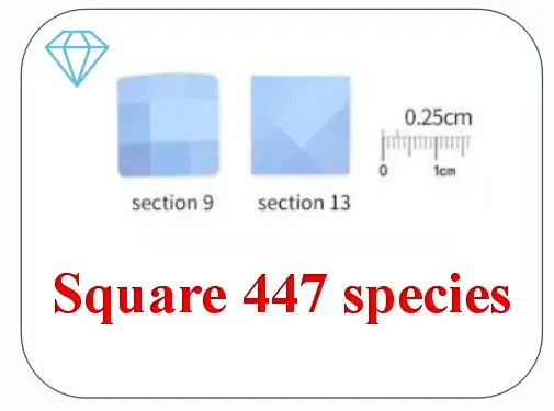 Square Алмазная живопись полностью квадратные и круглые сверла 447 цветов для недостающих, 5D DIY аксессуары для бусин алмазные принадлежности, домашний декор - Цвет: Square