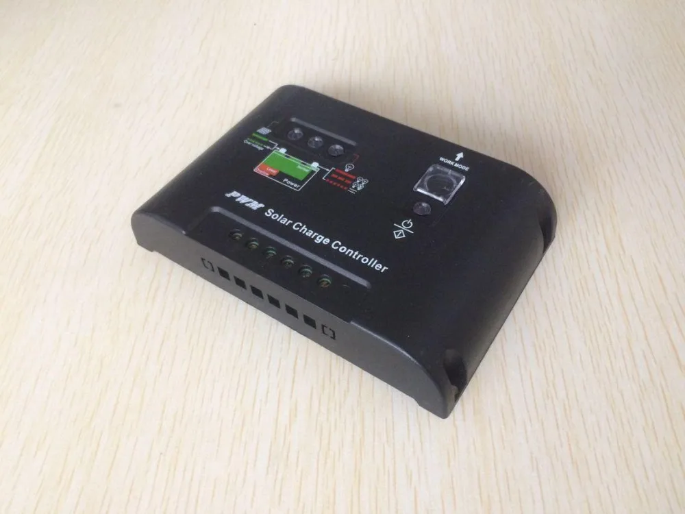 10A 12V 24V PWM регулятором солнечного заряда контроллер с светодиодный дисплей для солнечной системы домашнего применения