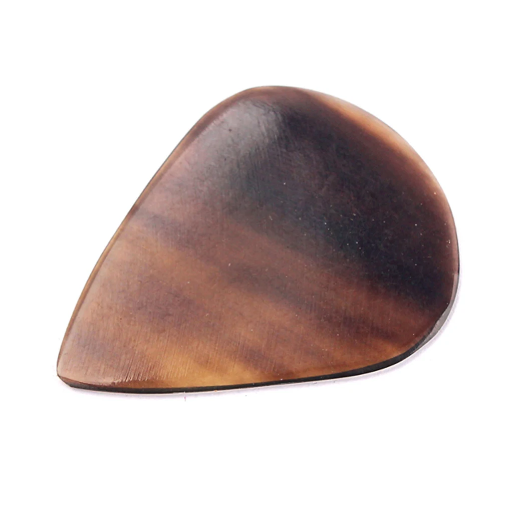 

10PCS Handcrafted Horn Guitar Picks for Guitar Bass Mandolin Banjo 0.8-1.2mm
