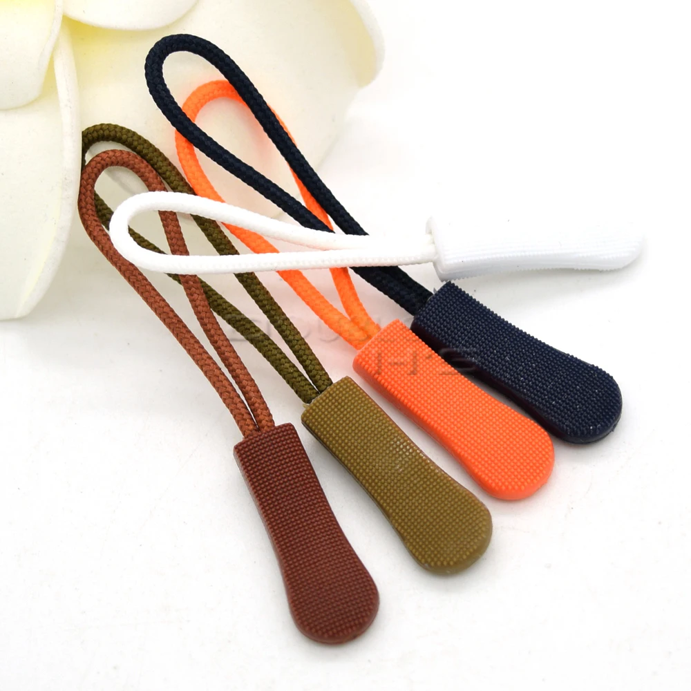 Разноцветные шнурки на молнии 20 шт./лот черный ремешок для одежды аксессуары|zipper