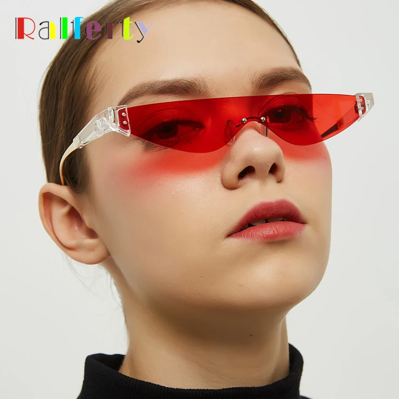 Солнцезащитные очки Ralferty кошачий глаз женские Винтажные UV400 маленькие в оправе