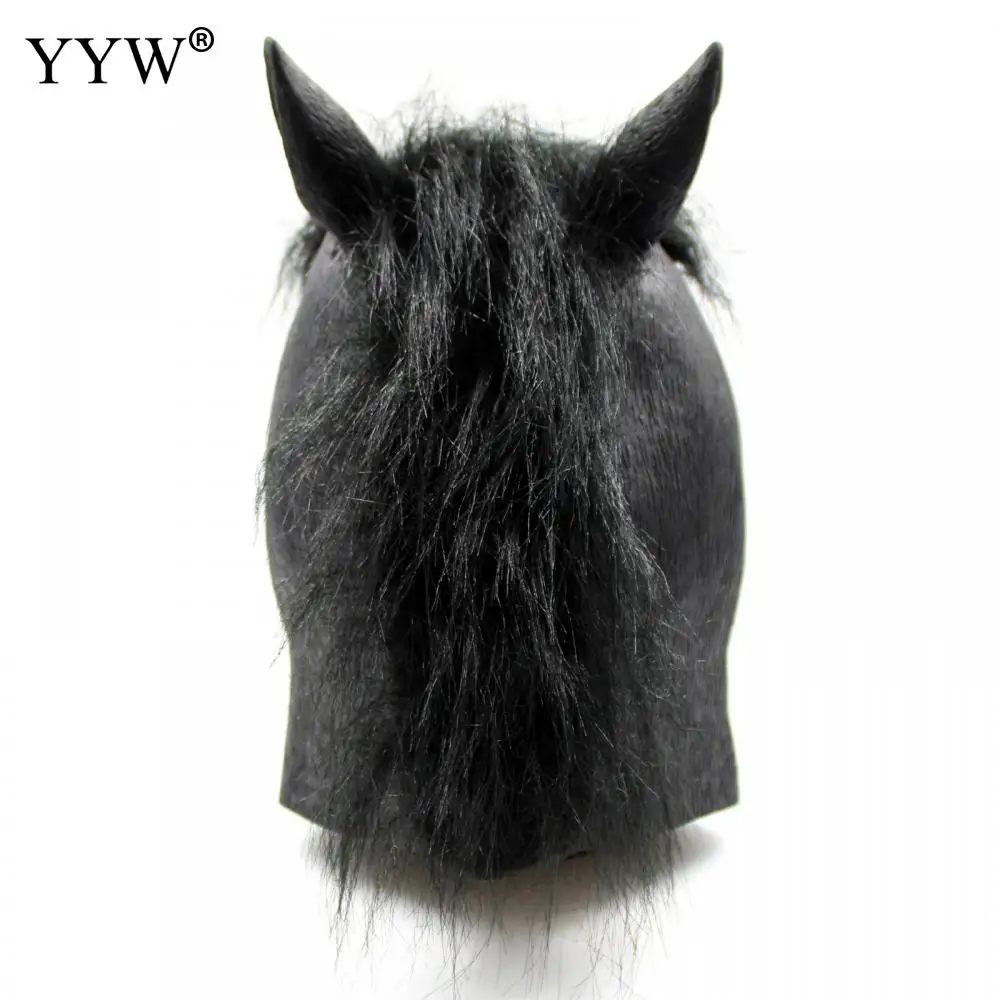 Маска для лошади на Хэллоуин маска головы страшные маски Реалистичная латексная