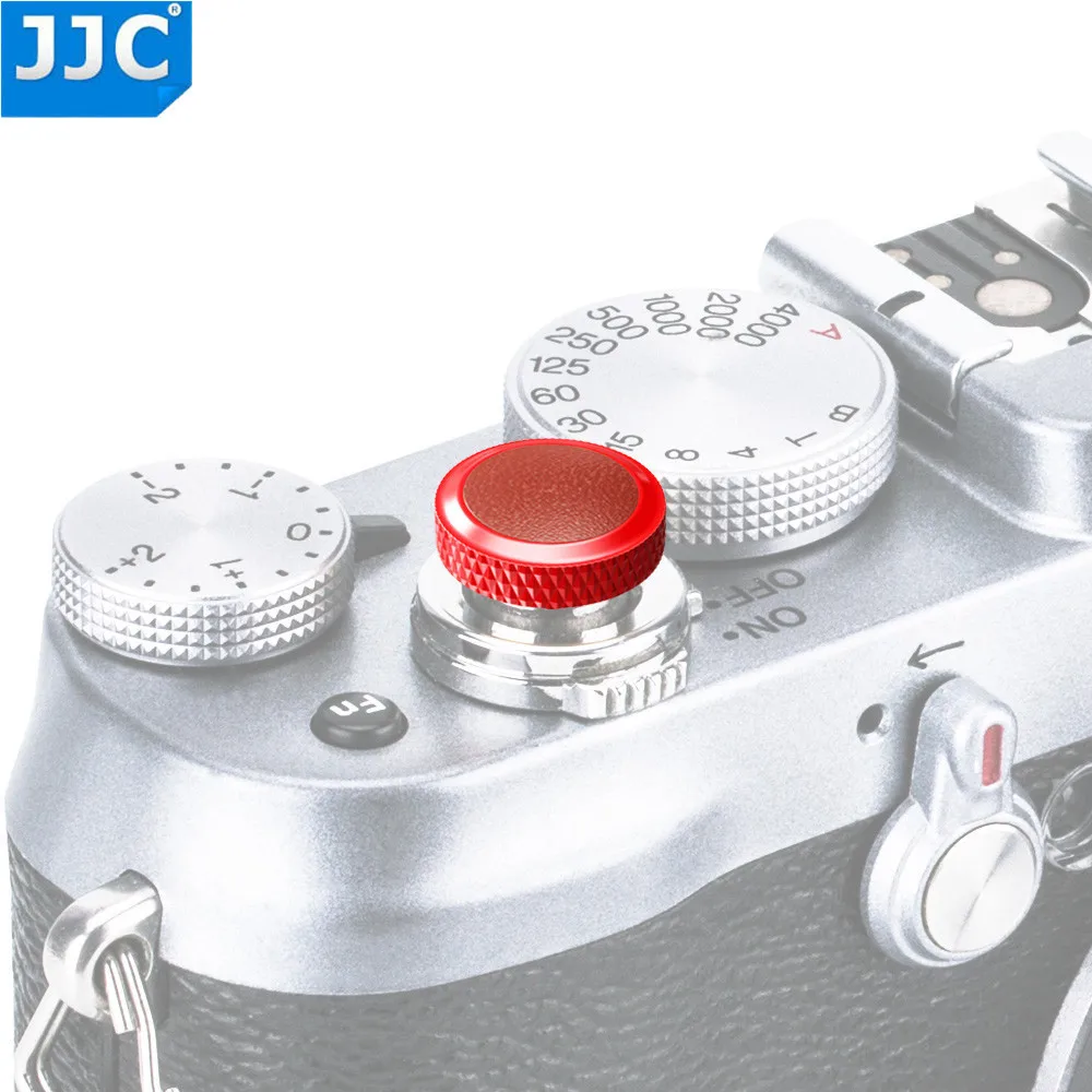 JJC Deluxe Камера переключатель спусковой кнопки фотографического затвора металла для ЖК-дисплея с подсветкой Fujifilm XT30 XT20 XT10 XT3 XT2 XPRO2 X100F X100T sony RX1R RX10IV - Цвет: SRB-R BROWN