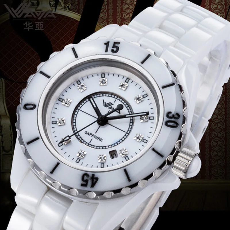 Модные часы женские водонепроницаемые керамические | Наручные