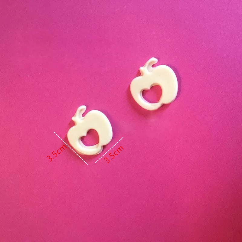 DIY Cake Decorating Tools Apple Shape Silicone Chocolate Mold Cake Molds Kitchen Bakeware Chocolate Tools Cake Border Stencil